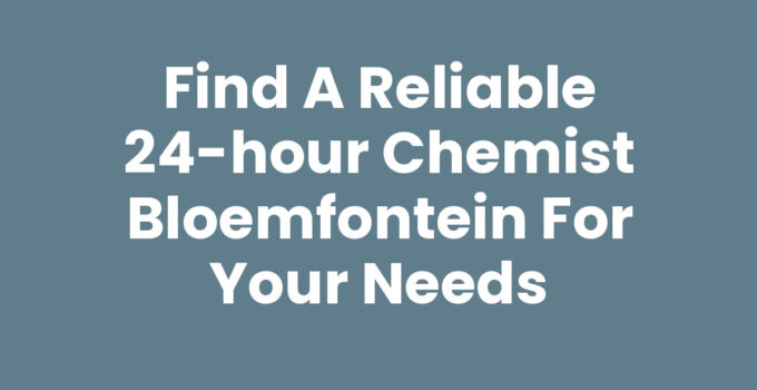 A pharmacist assisting a customer at a 24-hour chemist in Bloemfontein