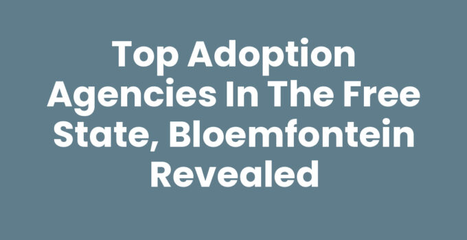 Adoption agencies in the Free State, Bloemfontein overview