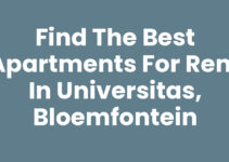 Find the Best Apartments for Rent in Universitas, Bloemfontein Find the Best Apartments for Rent in Universitas, Bloemfontein
