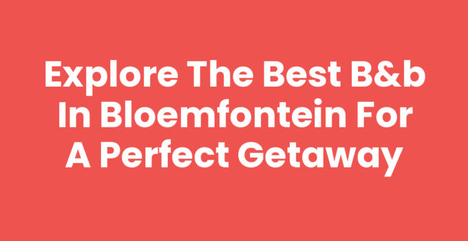 Charming B&B in Bloemfontein with cozy interiors and beautiful decor.