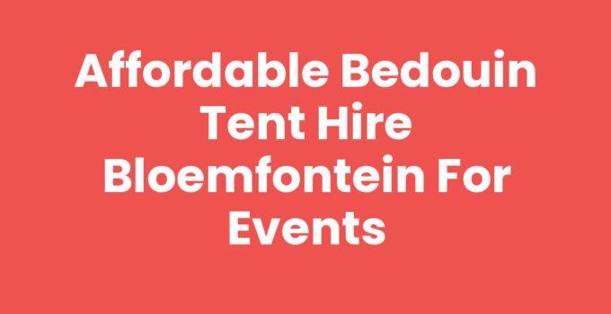 Bedouin tent hire Bloemfontein for events and celebrations.