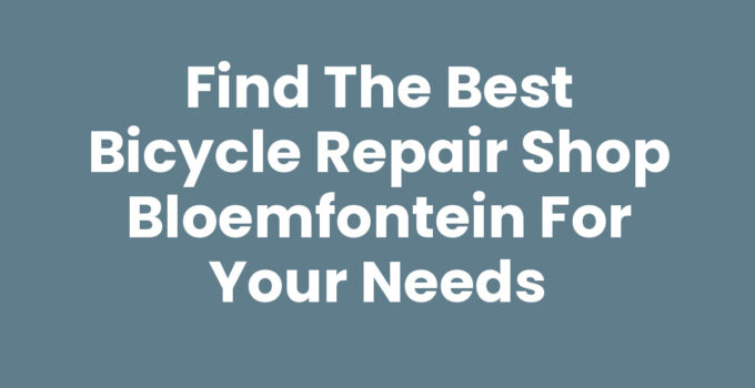 Bicycle repair shop Bloemfontein with tools and bicycles in view