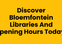 Discover Bloemfontein Libraries and Opening Hours Today! Discover Bloemfontein Libraries and Opening Hours Today!