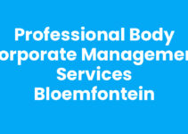 Professional Body Corporate Management Services Bloemfontein