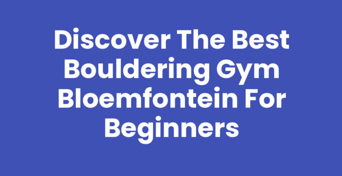 Bouldering gym Bloemfontein with climbers on the wall
