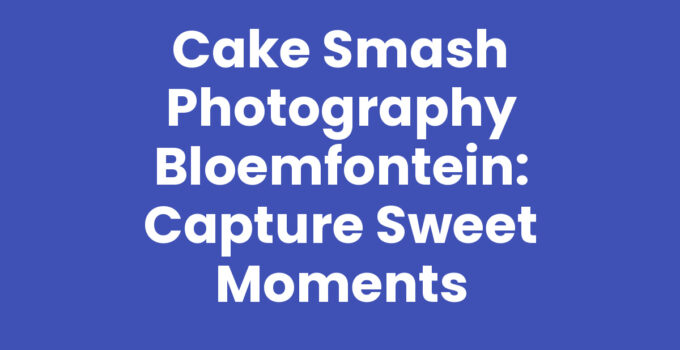 Cake smash photography Bloemfontein with a child enjoying their cake