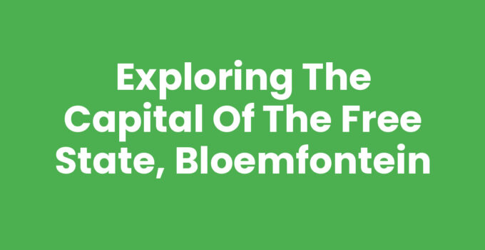 The capital of the Free State, Bloemfontein skyline with roses