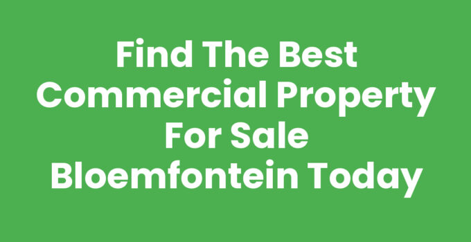 Commercial property for sale Bloemfontein