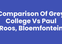 Comparison of Grey College vs Paul Roos, Bloemfontein
