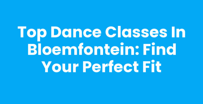 Dance classes Bloemfontein - dancers in a studio