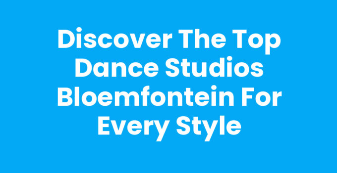 Dance studios Bloemfontein showcasing vibrant classes and students
