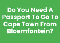 Do you need a passport to go to Cape Town from Bloemfontein?