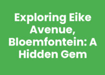 Exploring Eike Avenue, Bloemfontein: A Hidden Gem Exploring Eike Avenue, Bloemfontein: A Hidden Gem