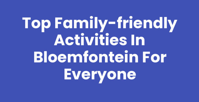 Family-friendly activities Bloemfontein with kids enjoying the zoo