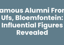 Famous Alumni from UFS, Bloemfontein: Influential Figures Revealed Famous Alumni from UFS, Bloemfontein: Influential Figures Revealed