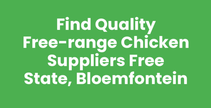 Find Quality Free-range Chicken Suppliers Free State, Bloemfontein