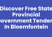 Discover Free State Provincial Government Tenders in Bloemfontein