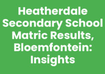 Heatherdale Secondary School Matric Results, Bloemfontein: Insights Heatherdale Secondary School Matric Results, Bloemfontein: Insights
