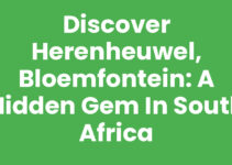 Discover Herenheuwel, Bloemfontein: A Hidden Gem in South Africa