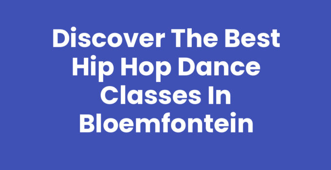 Hip hop dance classes in Bloemfontein featuring students in action.