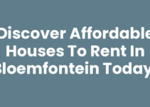 Discover Affordable Houses to Rent in Bloemfontein Today! Discover Affordable Houses to Rent in Bloemfontein Today!