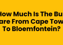 How much is the bus fare from Cape Town to Bloemfontein?