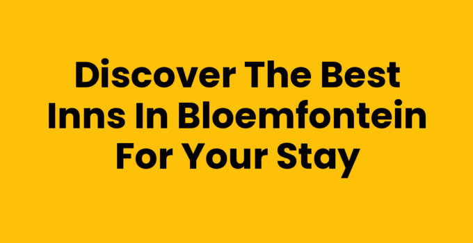 A beautiful inn in Bloemfontein with lush gardens and inviting entrance.