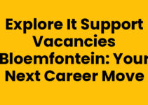Explore IT Support Vacancies Bloemfontein: Your Next Career Move