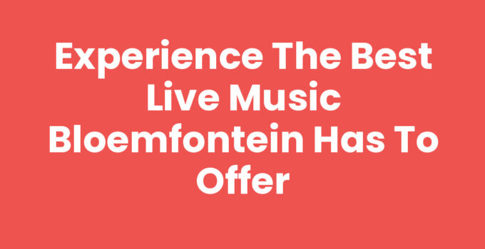 A vibrant night at a live music venue in Bloemfontein