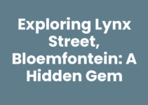 Exploring Lynx Street, Bloemfontein: A Hidden Gem