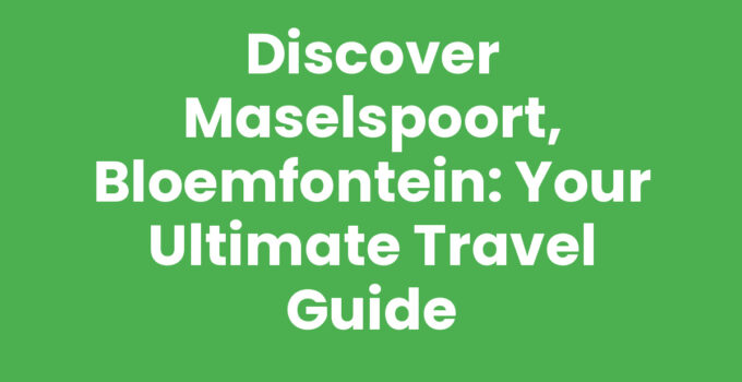 Scenic view of Maselspoort, Bloemfontein with river and greenery