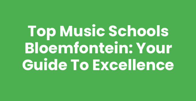 Music schools Bloemfontein showcasing vibrant classrooms and students