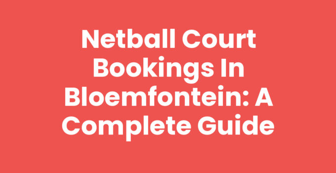 Netball court bookings in Bloemfontein with players enjoying a game