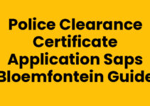Police Clearance Certificate Application SAPS Bloemfontein Guide