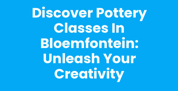 Pottery classes Bloemfontein - students working with clay