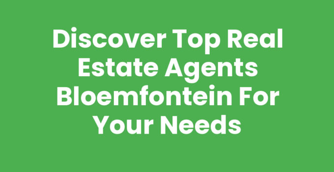 Real estate agents Bloemfontein assisting clients with property transactions