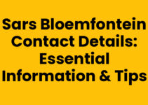 Sars Bloemfontein Contact Details: Essential Information & Tips