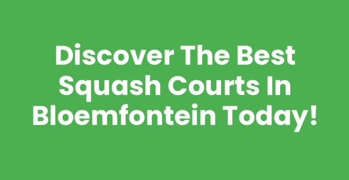 Squash Courts Bloemfontein with players engaging in an exciting match.