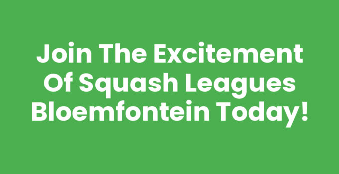 Players competing in squash leagues Bloemfontein