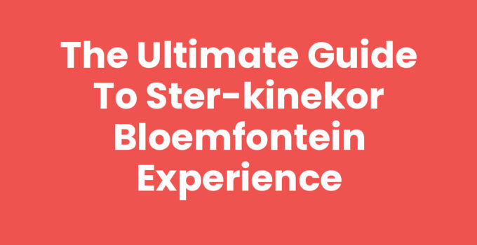 Patrons enjoying a film at Ster-Kinekor Bloemfontein cinema.