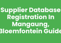 Supplier Database Registration in Mangaung, Bloemfontein Guide