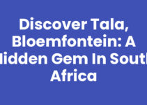 Discover Tala, Bloemfontein: A Hidden Gem in South Africa