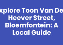Explore Toon Van Den Heever Street, Bloemfontein: A Local Guide