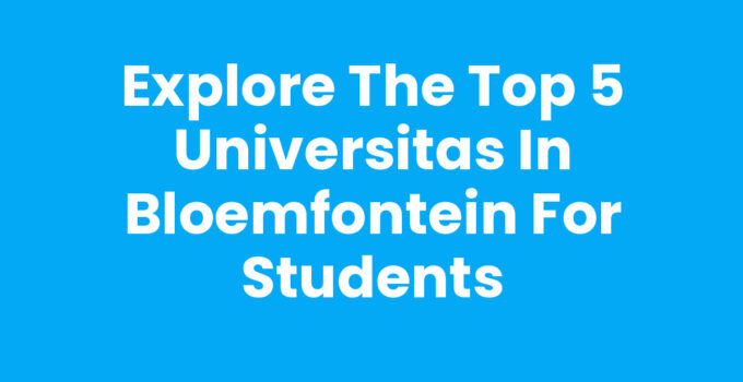 Universitas, Bloemfontein - A beautiful view of the University of the Free State campus