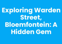 Exploring Warden Street, Bloemfontein: A Hidden Gem Exploring Warden Street, Bloemfontein: A Hidden Gem