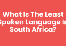 What is the least spoken language in South Africa? What is the least spoken language in South Africa?