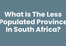 What is the less populated province in South Africa?