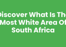 Discover What is the Most White Area of South Africa