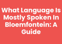 What Language is Mostly Spoken in Bloemfontein: A Guide